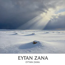 painting by eytan zana, snow wasteland
