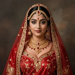 an art of an elegant hindu princess, extremely detailed, hyper realistic art by greg rutkowski