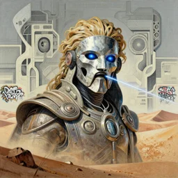 frank herbert's dune themed majestic paul atreides glowing blue eyed fremen warrior, open desert breathing mask sketch by sachin teng, moebius, artgerm, michael cheval, esao andrews, francois boucher, masterpiece, intricate organic painting, matte painting, futuristic geometrical drawing shapes, desert ambience, hard edges, highly detailed, cinematic lighting character art movie poster by drew struzan, graffiti, street art by sachin teng
