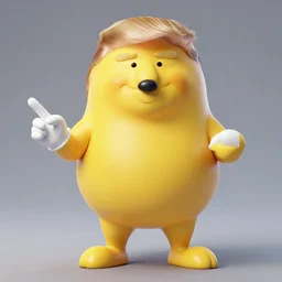 donald trump as the marshmallow man in the ghostbusters movie