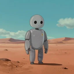 lonely robot on mars, studio ghibli