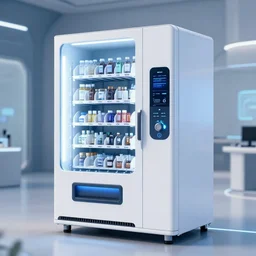 futuristic medical vending machine