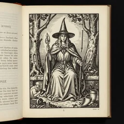 old illustrated guide to forbidden witchcraft