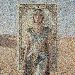 giesha demon, innovative avant - garde art, deco fashion, one asian woman!!!, highly detailed, photorealistic portrait by chad knight, serene desert setting, crisp quality and light reflections, octane render, tarot card with ornate border frame h - 1 0 2 4