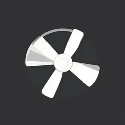 minimalist icon of fan blades