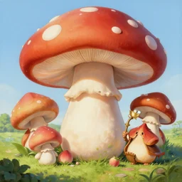 painting of the mushroom kingdom revolution against the peach dynasty, baroque, stunning