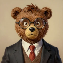 portrait of Fozzie Bear in Society (1989), intricate, highly detailed, centered, digital painting, artstation, concept art, smooth, sharp focus, illustration, artgerm, donato giancola, Joseph Christian Leyendecker, Les Edwards, Ed Repka, WLOP, Artgerm