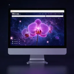 ecommerce orchids galaxies illuminated