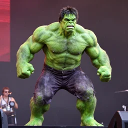 hulk performing at woodstock