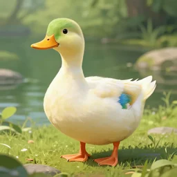 a duck dinosaur hybrid