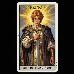 prince of swords tarot card by austin osman spare