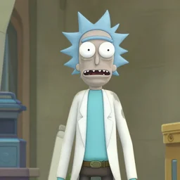 rick from rick and morty 3 d render photorealistic unreal engine photorealistic ultra - realistic adultswim by alexandre touguet