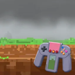 the rock video game, nintendo 6 4, n 6 4, screenshot, low poly count, distance thick fog, pixelated textures, fullscreen, gameplay