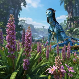 beautiful nature photography of flowers from planet pandora, avatar, james cameron