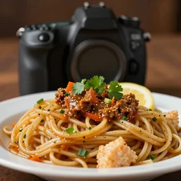 close - up focused dslr photograph of an ecuadorian dinner, 8 k, high detail, volumetric lighting, hyperrealism, aesthetically pleasing, studio lighting, trending