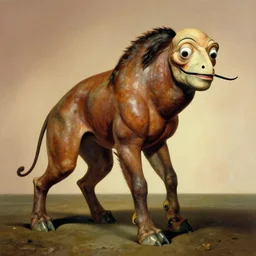 quadruped monster by salvador dali