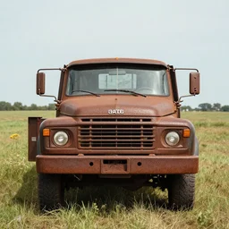 (((((Rusty))))) truck, open field, 8k, photography