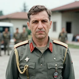 Ile Davidov, former Macedonian general, 1986