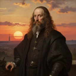 hieronymus bosch painting, sunset lighting, hyperrealism, futurism 4 k, octane render