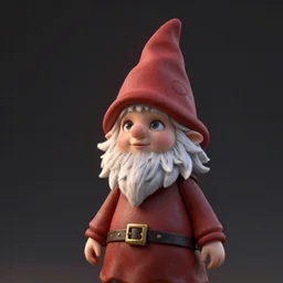 gnome girl, hyperrealistic photo, octane render, dynamic lighting