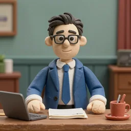 “ a claymation still of season 3 of seinfeld ”