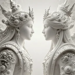the temple of transcendence, fantasy character portrait made of fractals facing each other, ultra realistic, wide angle, intricate details, the fifth element artifacts, highly detailed by peter mohrbacher, hajime sorayama, wayne barlowe, boris vallejo, aaron horkey, gaston bussiere, craig mullins