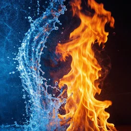 fire and water combined