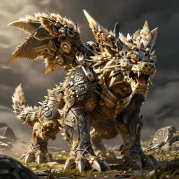 monster from monster hunter rise, art