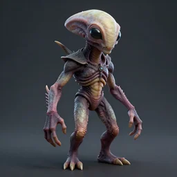 game asset, 3 d, extraterrestrial being