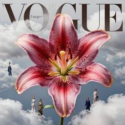 lilie flower with cloudsno people : : by martine johanna and simon stalenhag and chie yoshii and casey weldon and wlop : : ornate, dynamic, particulate, rich colors, intricate, elegant, highly detailed, vogue, harper's bazaar art, fashion magazine, smooth, sharp focus, 8 k, octane render