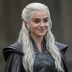 Daenerys Targaryen smirking from Game Of Throne Meme Database.