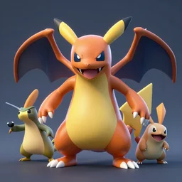 scary pokemon that doesn't exist, 3 d rendered