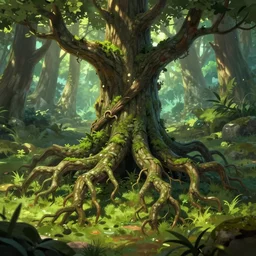 arcane style forest tree root trap, root trap, tree roots attack bright art masterpiece artstation. 8k, sharp high quality artwork in style of Jose Daniel Cabrera Pena and Greg Rutkowski, concept art by Tooth Wu, blizzard warcraft artwork, hearthstone card game artwork, leaves trap, trap made of leaves