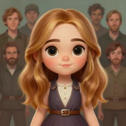 cute little anthropomorphic emma stone cute and adorable, pretty, beautiful, dnd character art portrait, matte fantasy painting, deviantart artstation, by jason felix by steve argyle by tyler jacobson by peter mohrbacher, cinema