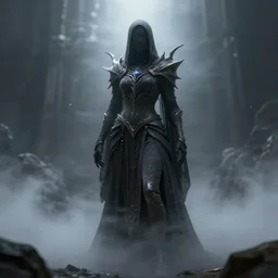 character design, void arcanist, mist, photorealistic, octane render, unreal engine, hyper detailed, volumetric lighting