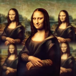 several mona lisa’s playing among us