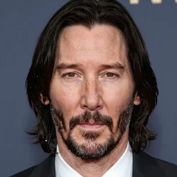 a photograph of Keanu Reeves