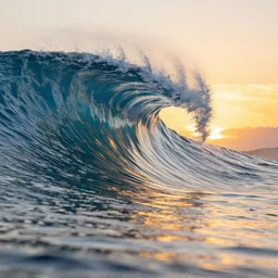 fantastically psychedelic ocean wave, vivid water, ripples, backlit, sunset, refracted lighting, outdoors, elegant, highly detailed, lifelike, photorealistic, digital painting, artstation, illustration, smooth, sharp focus, art by collier, albert aublet, artem demura alphonse mucha