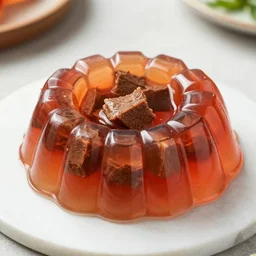 dslr food photo still of jello mold with cubes of beef in it, 8 k, 8 5 mm, f 1. 8