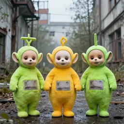 teletubbies in Chernobyl
