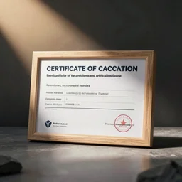 certificate of vaccination identification through artificial intelligence