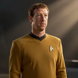 mark zuckerberg in star trek style
