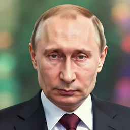 high quality portrait of vladimir putin. art by makoto shinkai, crunchyroll, pixiv, danbooru, hd, headshot, cinematic still, detailed anime face, bokeh, digital art, cel shading, vivid colors, ambient lighting