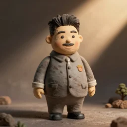 A melting Claymation Kim Jong Un