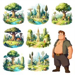 photo cartoon bd illustration comic manga painting of cayon environement : 5 fantasy environement, digital painting : 1 fat brush concept sketch artist bd enki bilal : 1 0
