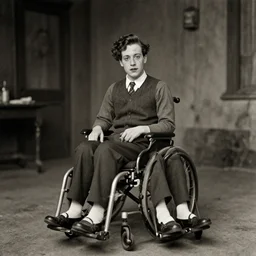 A sighting of a special needs discord user. 1940s photograph. cursed and haunted.