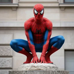 Roman sculpture of Spiderman