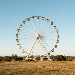 ferris wheel in the middle of nowhere