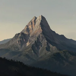 landscape matte painting, flying mountain, surrealism, symbolism art by greg rutkowski