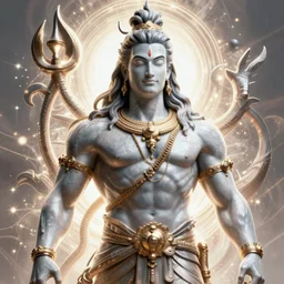 portrait of dwayne johnson as shiva god of destruction, intricate, elegant, glowing lights, highly detailed, digital painting, artstation, glamor pose, concept art, smooth, sharp focus, illustration, art by artgerm and greg rutkowski, artey freytag